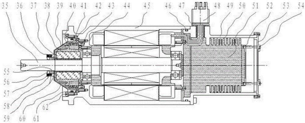 Deep-sea micro-motor adopting micro-clearance rotary motive sealing and having pressure-balanced inner and outer chambers