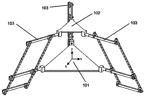 Three-freedom-degree parallel mechanism suitable for platform movement