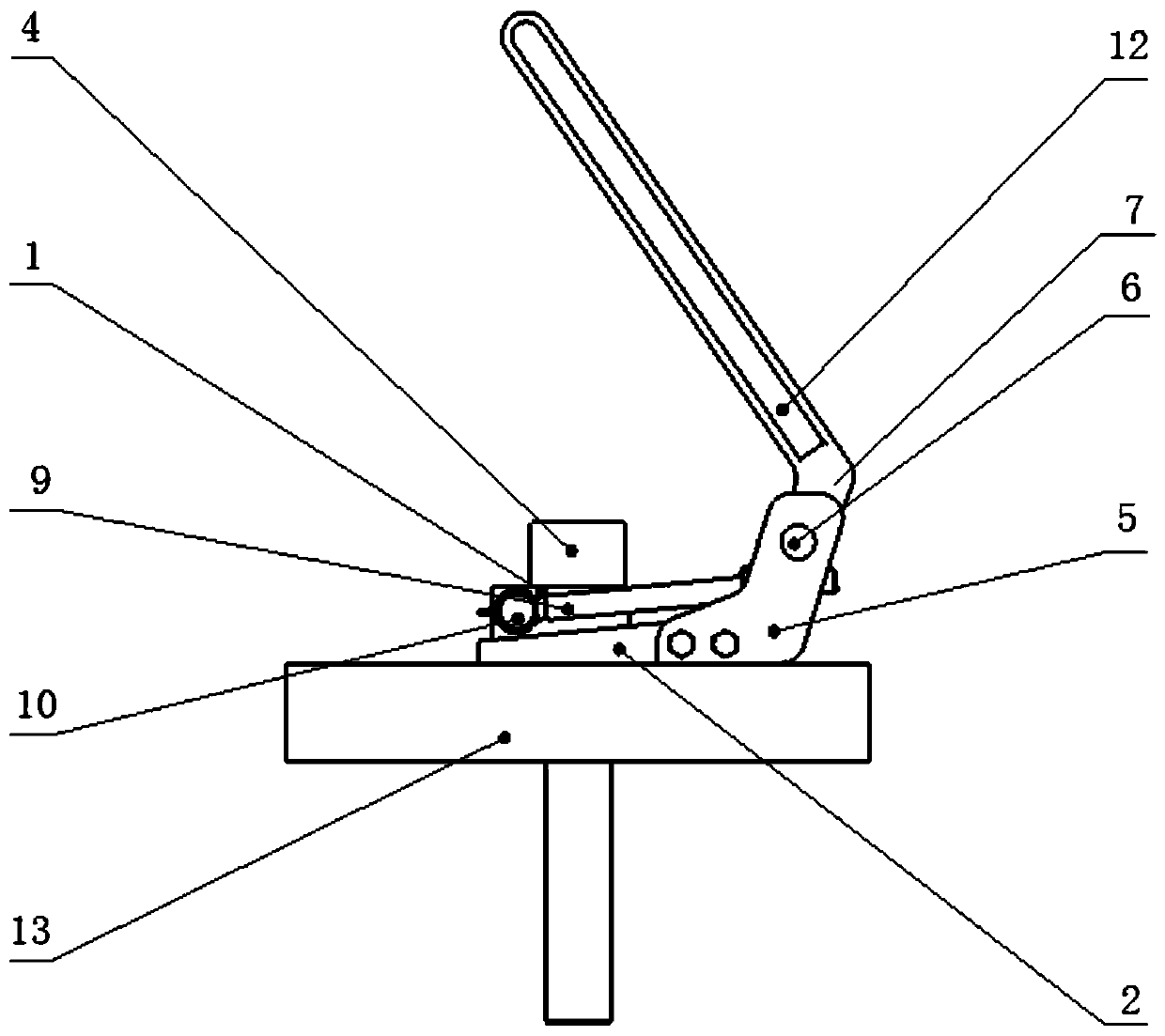 A conveniently operated threaded connection device, connection structure and pretightening method thereof