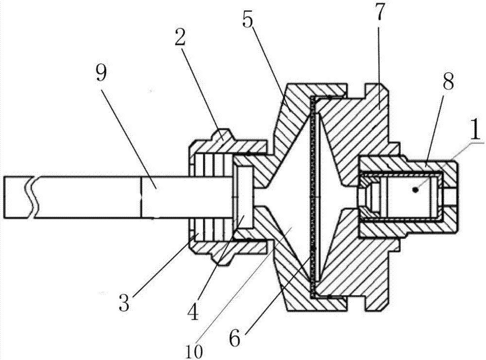 Linear type smoking machine collecting device with adsorption tube and analytical test method of collecting device