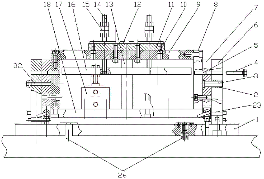 Box angle fine location mechanism for universal fixture