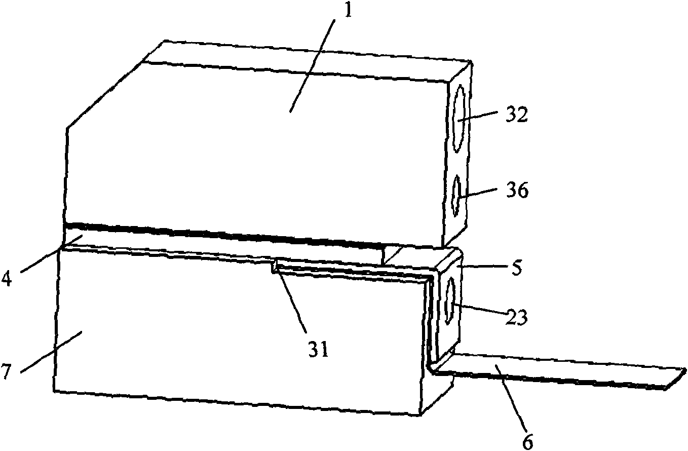 Novel low-cost single bar liquid refrigeration laser and manufacturing method thereof