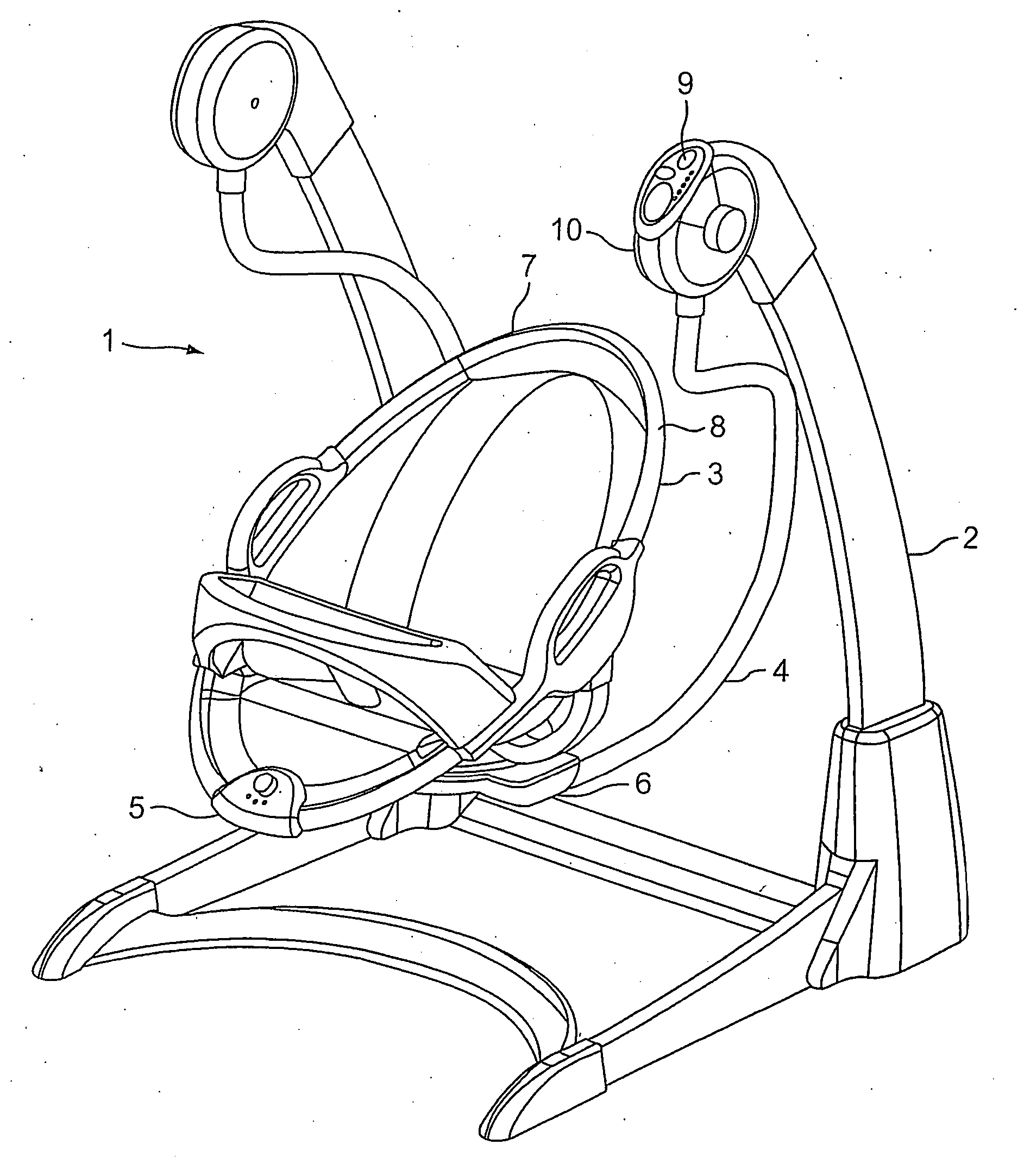 Infant swing with vibration
