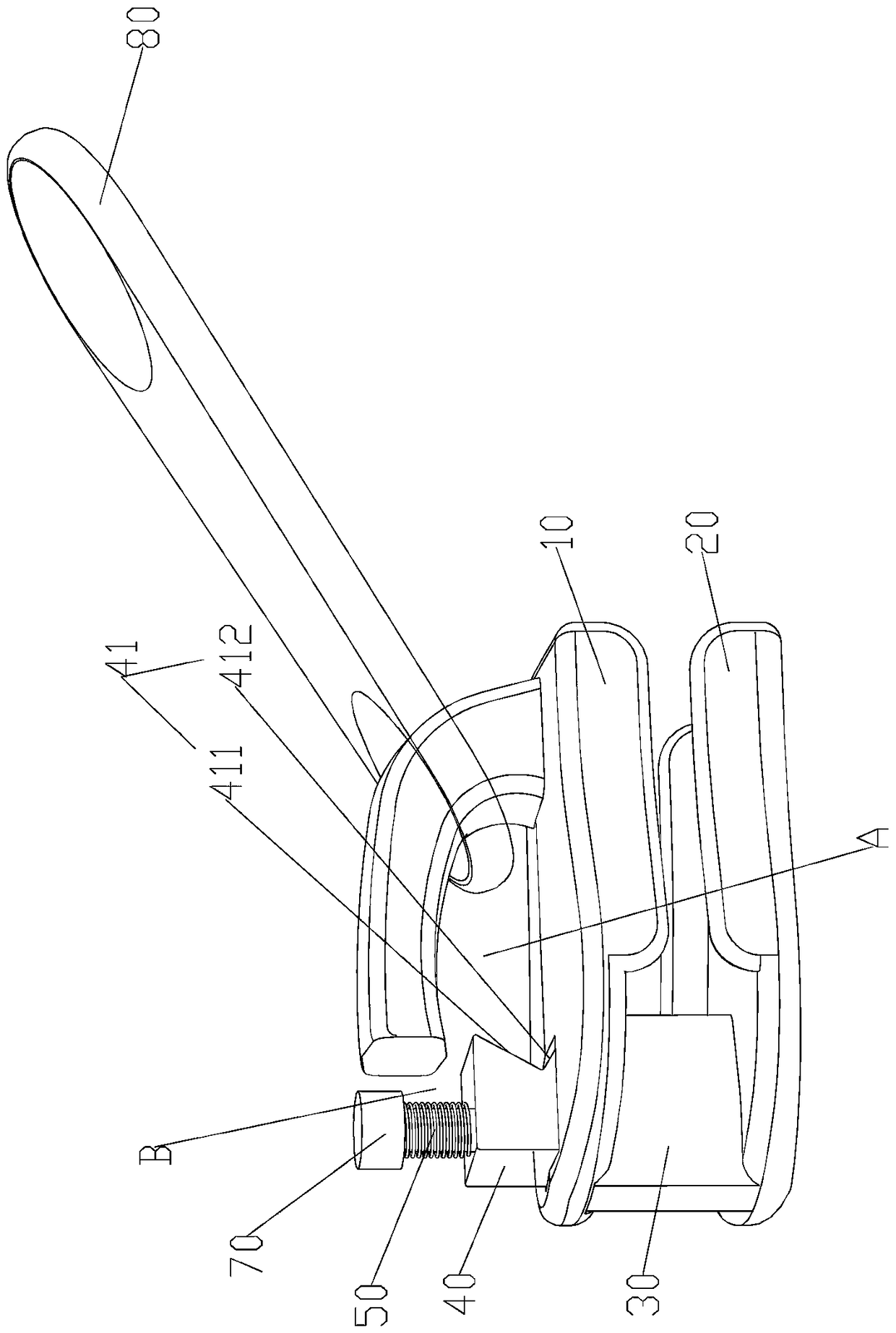 An anti-pinch and easy-to-hang slider