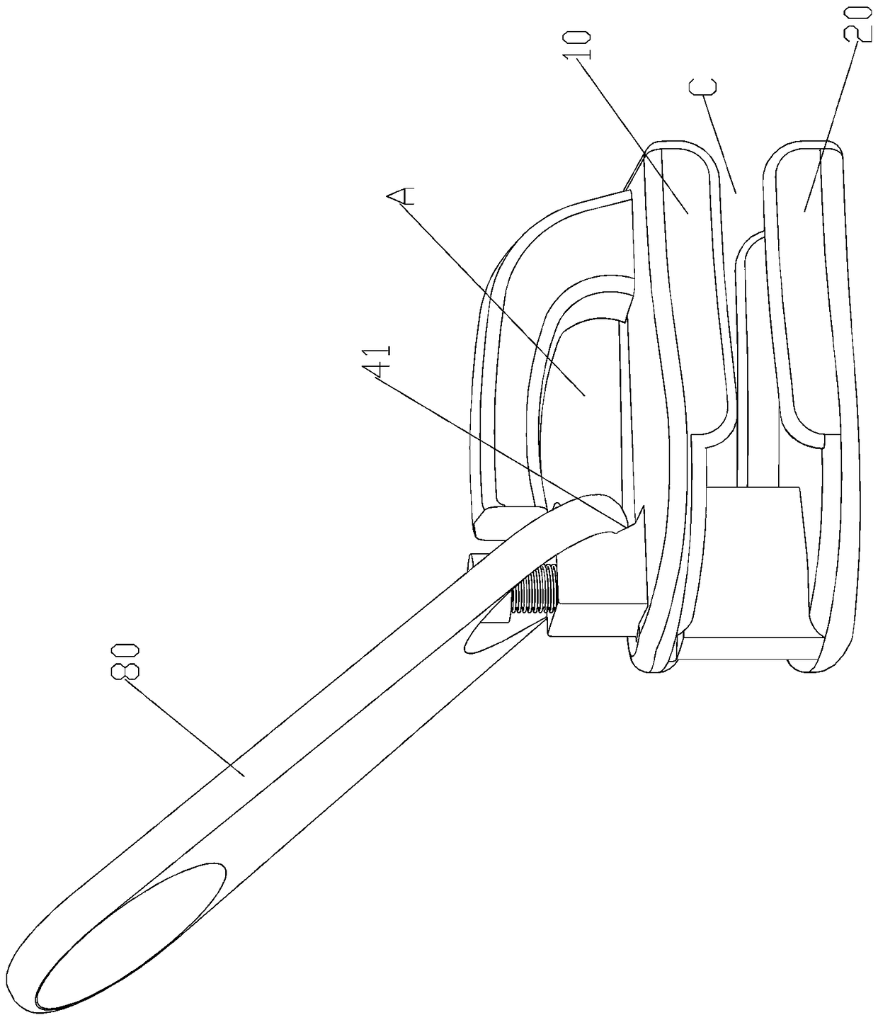 An anti-pinch and easy-to-hang slider