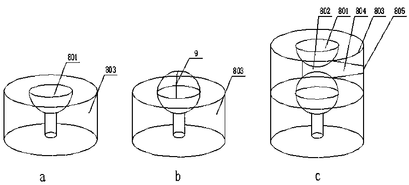 Compact lightning-proof arc-extinguishing chamber unit structure and preparation method thereof