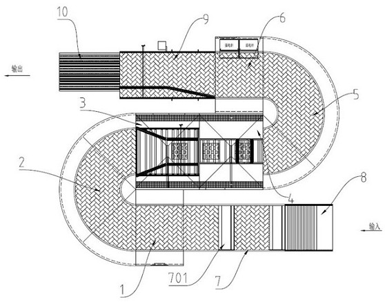 Cargo outer package disinfection device