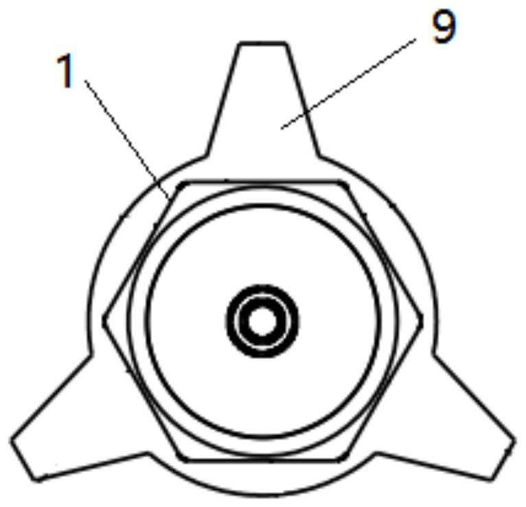 Rapid calibration device and method based on multi-edge drill rod