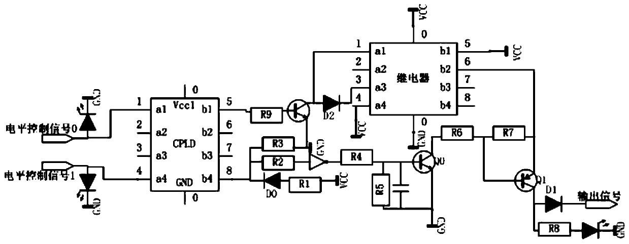 A remote control interface output protection device