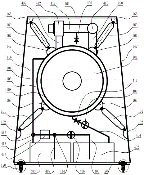 Squirrel cage motor flange piston shock absorber molybdenum alloy dry cleaning equipment