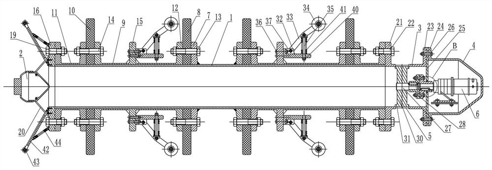 Remote pneumatic conveying pipeline cleaning method