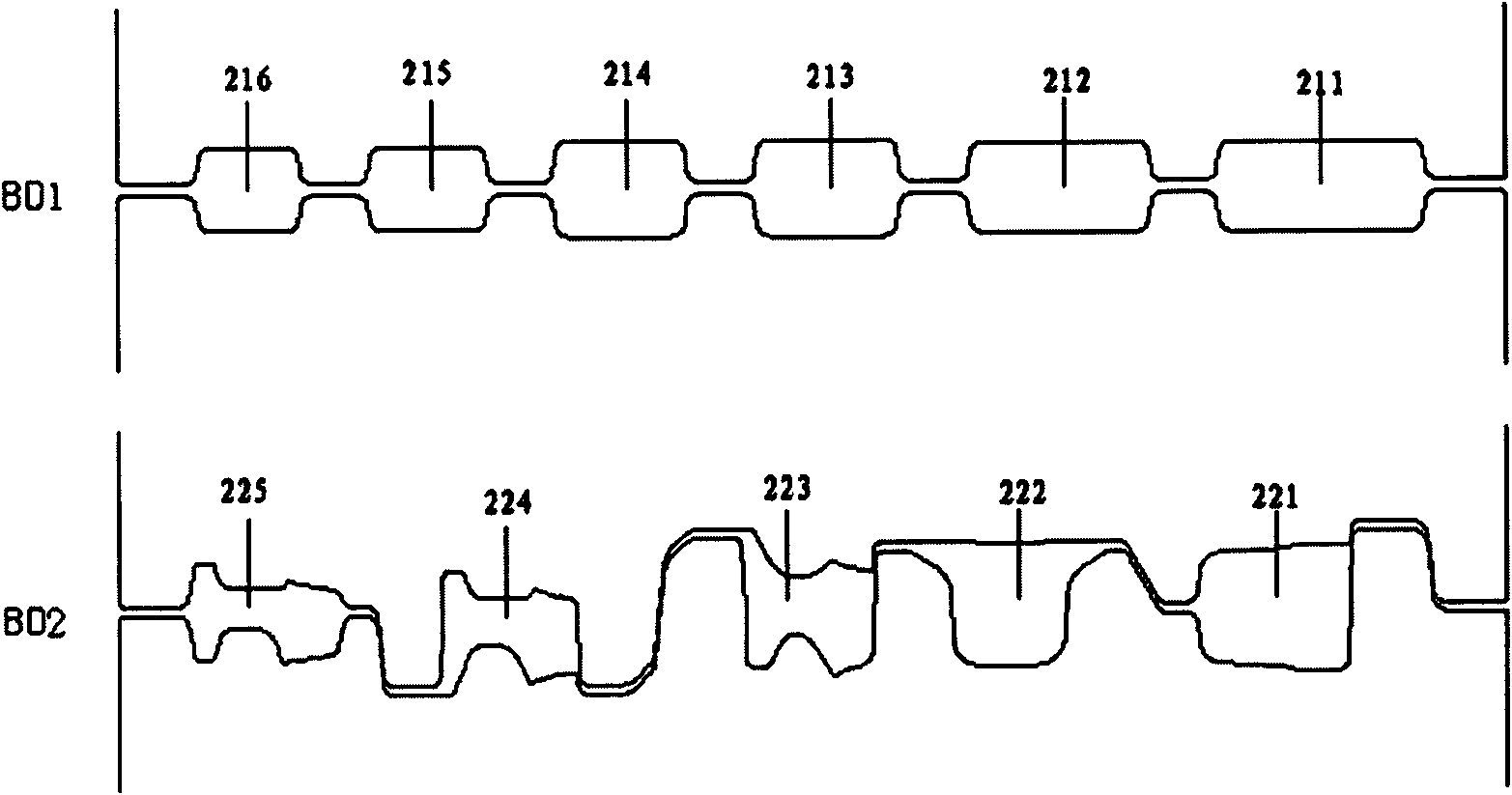 Production line of special section wing rail and manufacturing method thereof