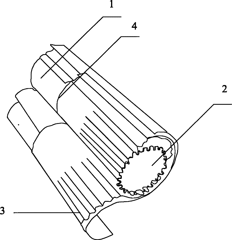 Filter material of cigarette filter stick and cigarette filter stick