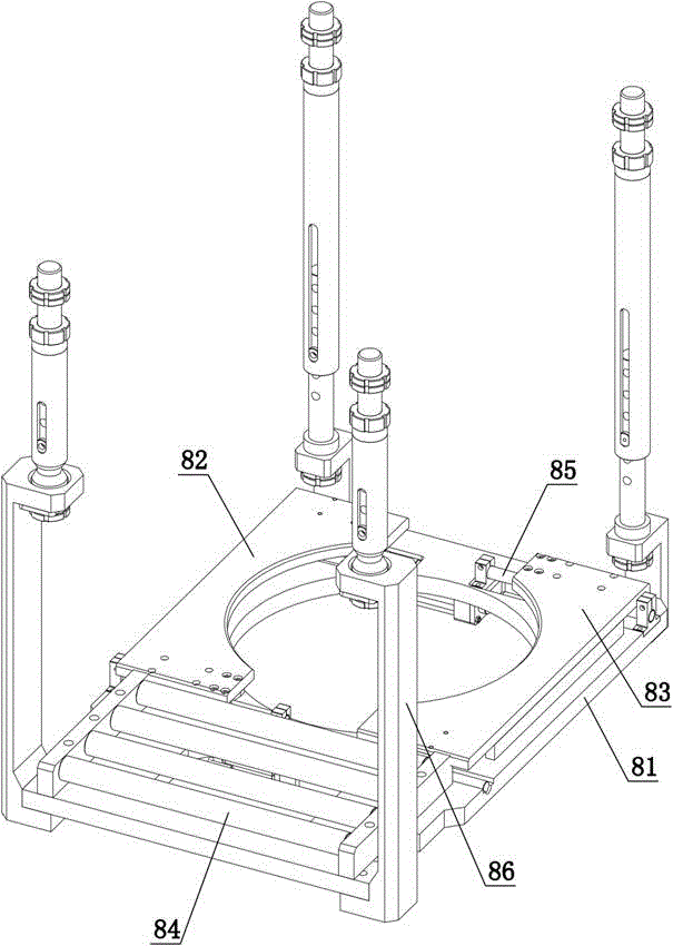 All-purpose vertical spinning machine with horizontally-arranged spinning rollers