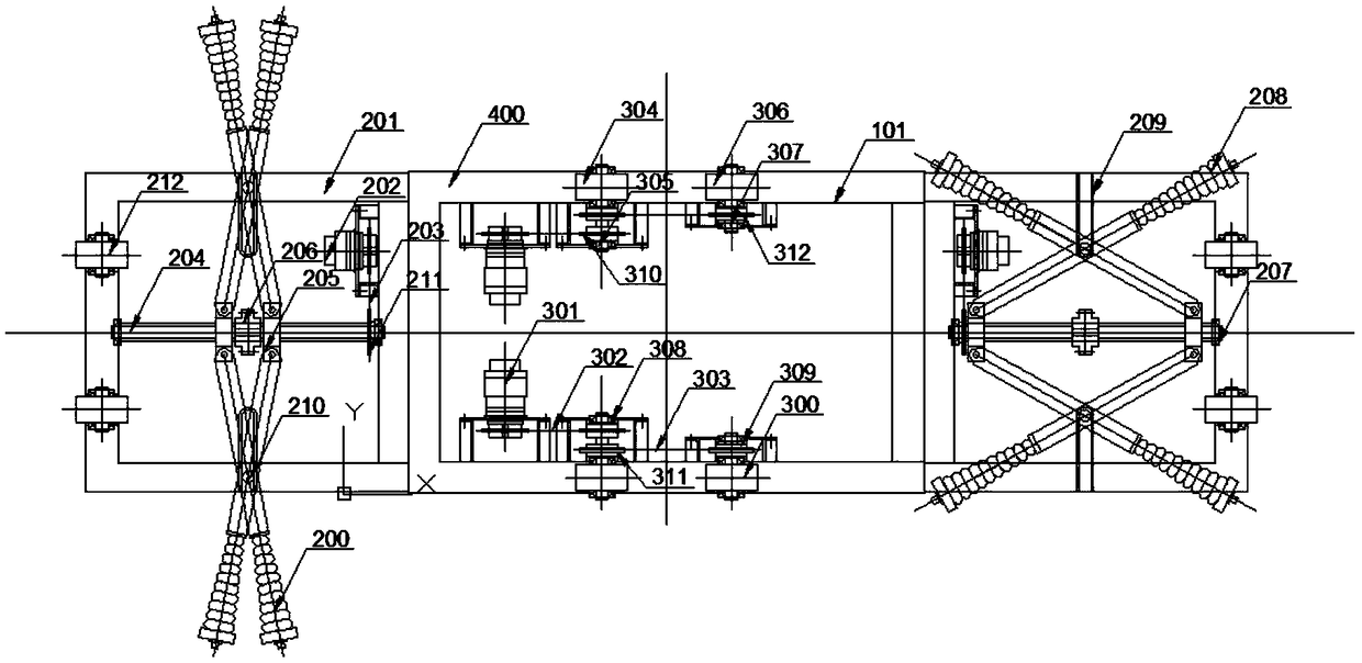 An adaptive three-dimensional parking garage automatic storage and retrieval device