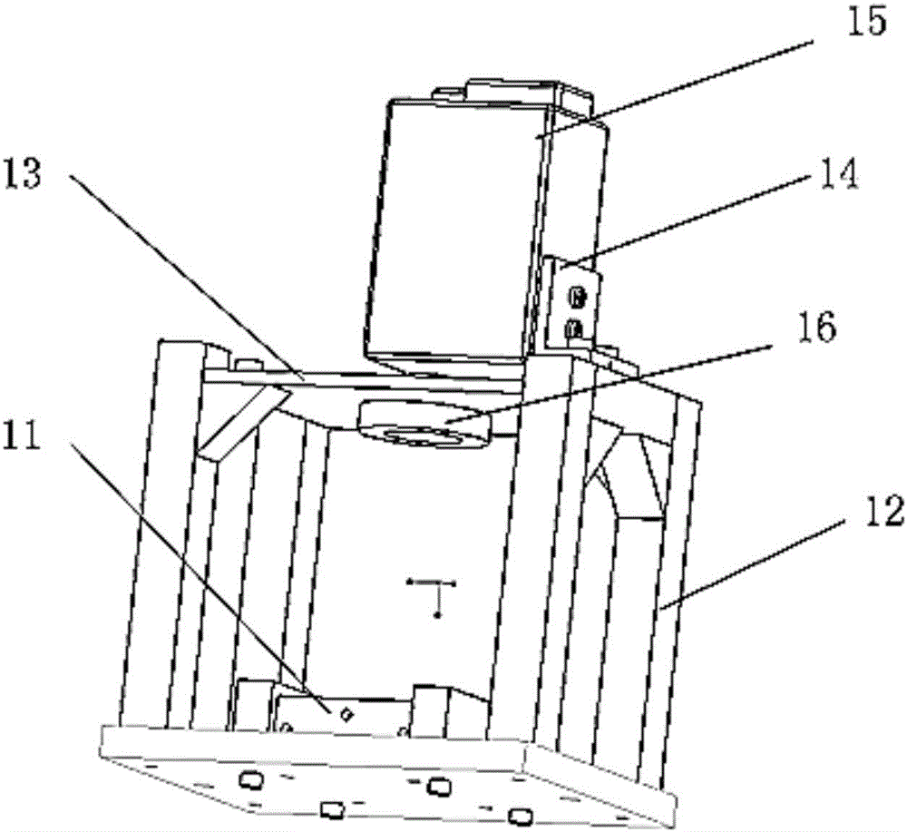 Visual acquisition tilting table with adjustable angle and the using method thereof