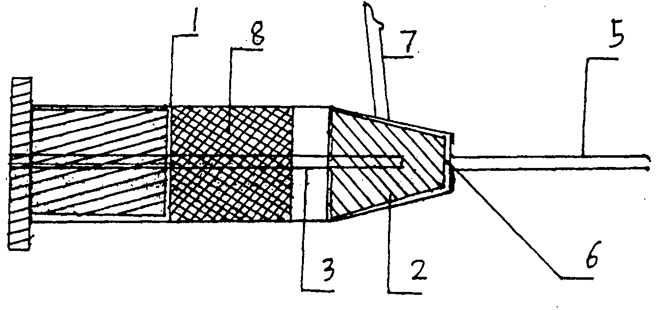 Thrombosis prevention device of venous indwelling needle