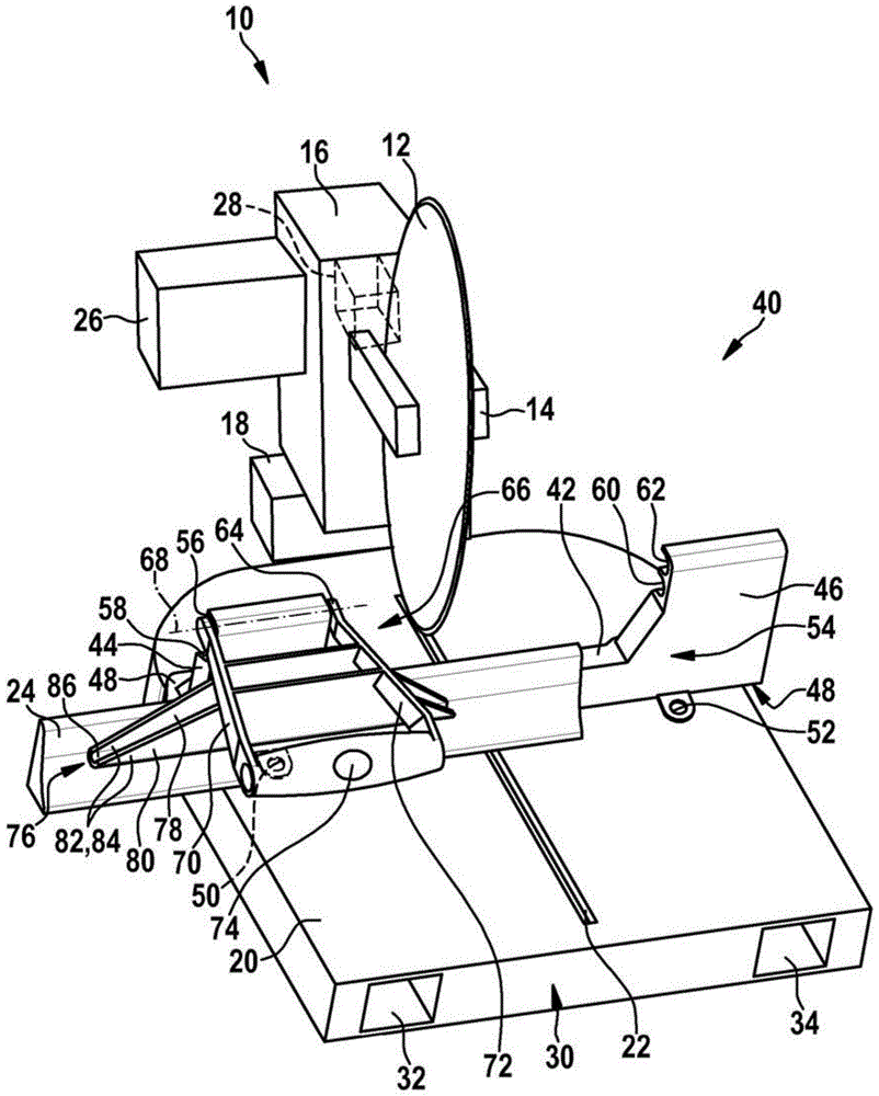 device for securing a workpiece to be processed by means of a processing machine