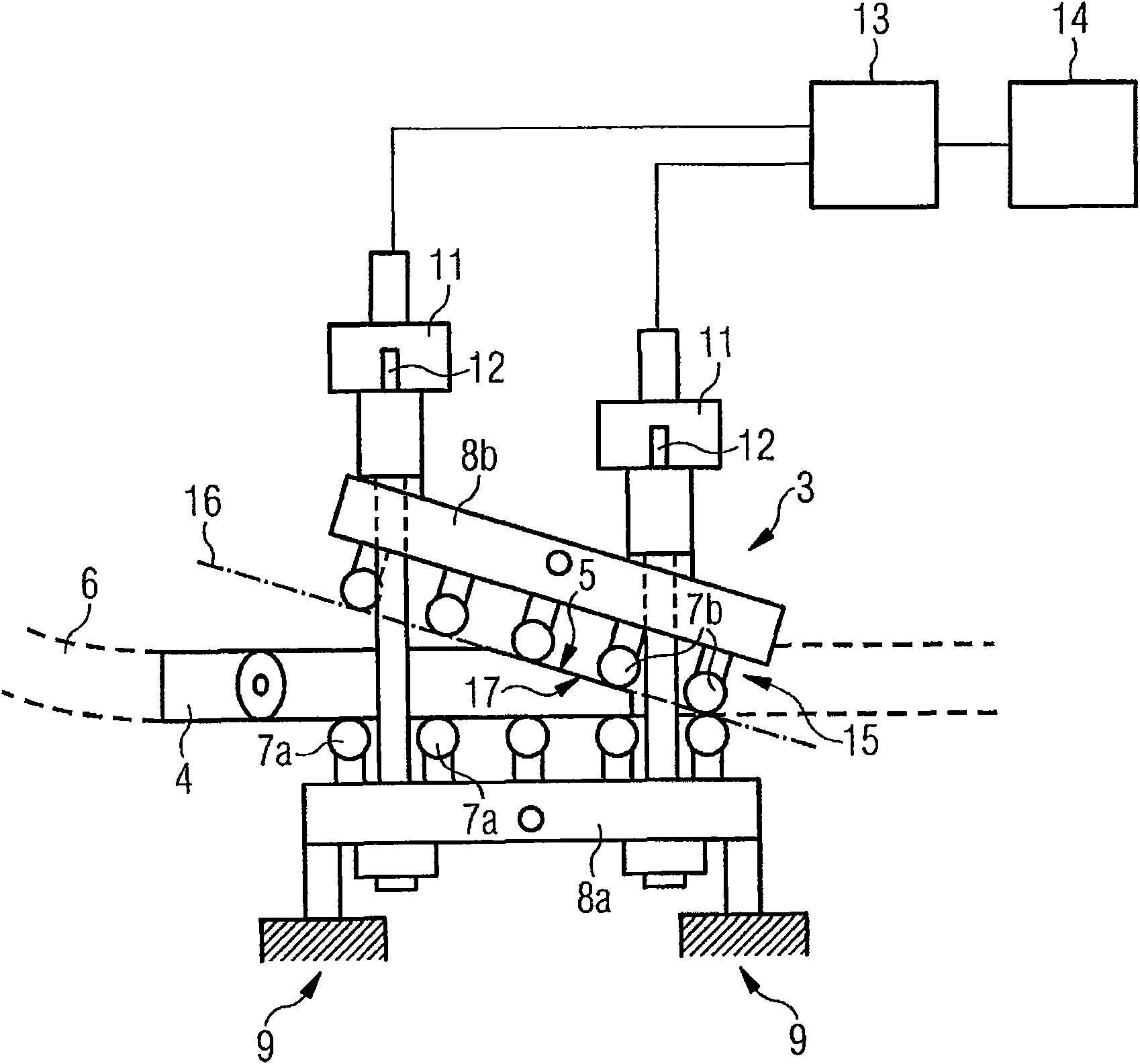 A method of holding a dummy bar in a continuous casting device and a continuous casting device having the same