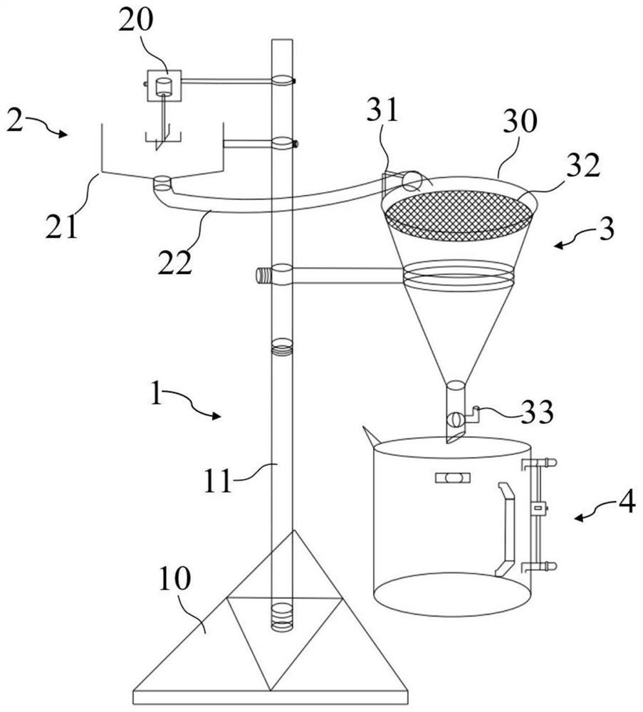 Digital display type high-precision slurry viscosity tester and testing method thereof