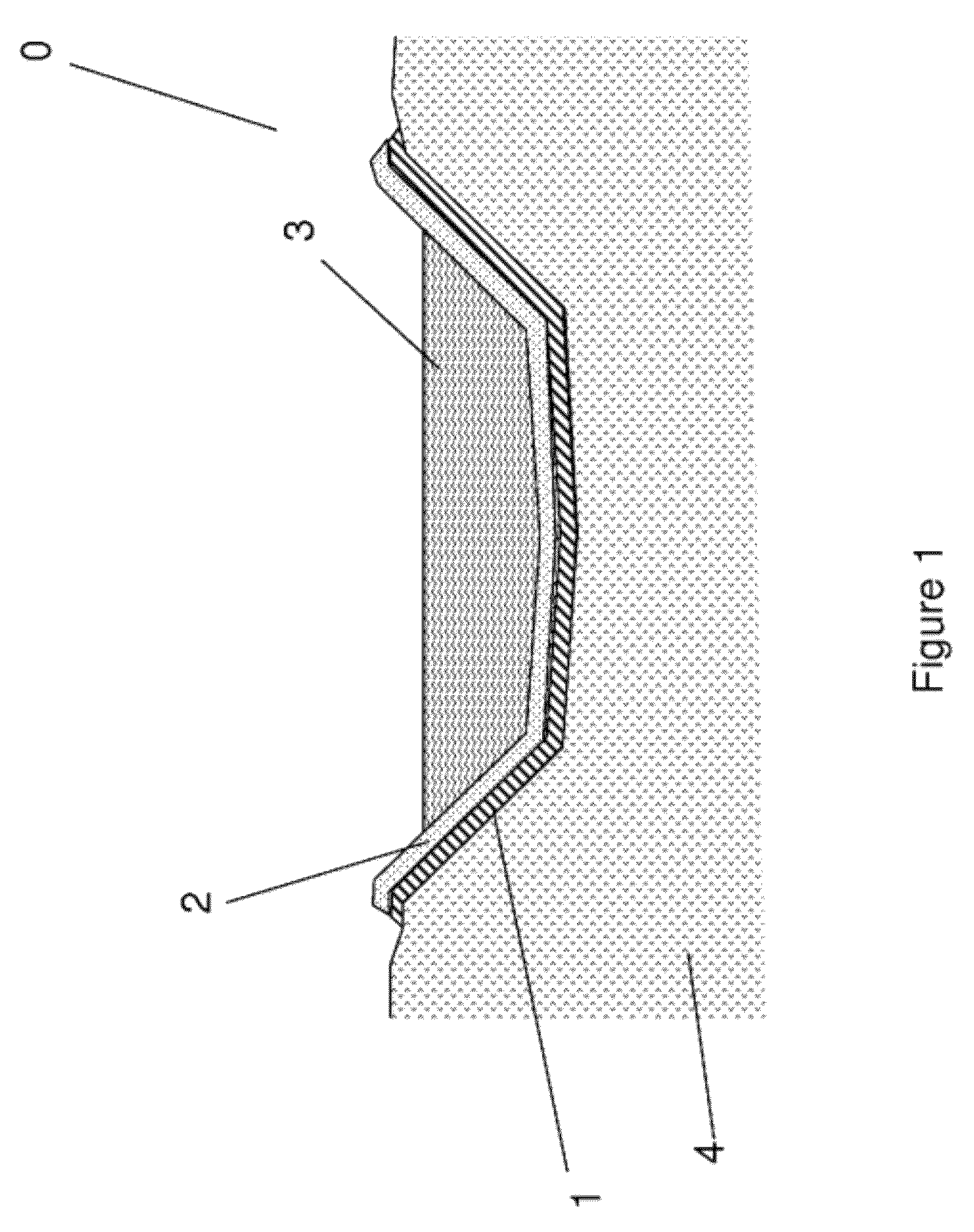 Geocomposite enabling leak detection by electrical scan, and method for use