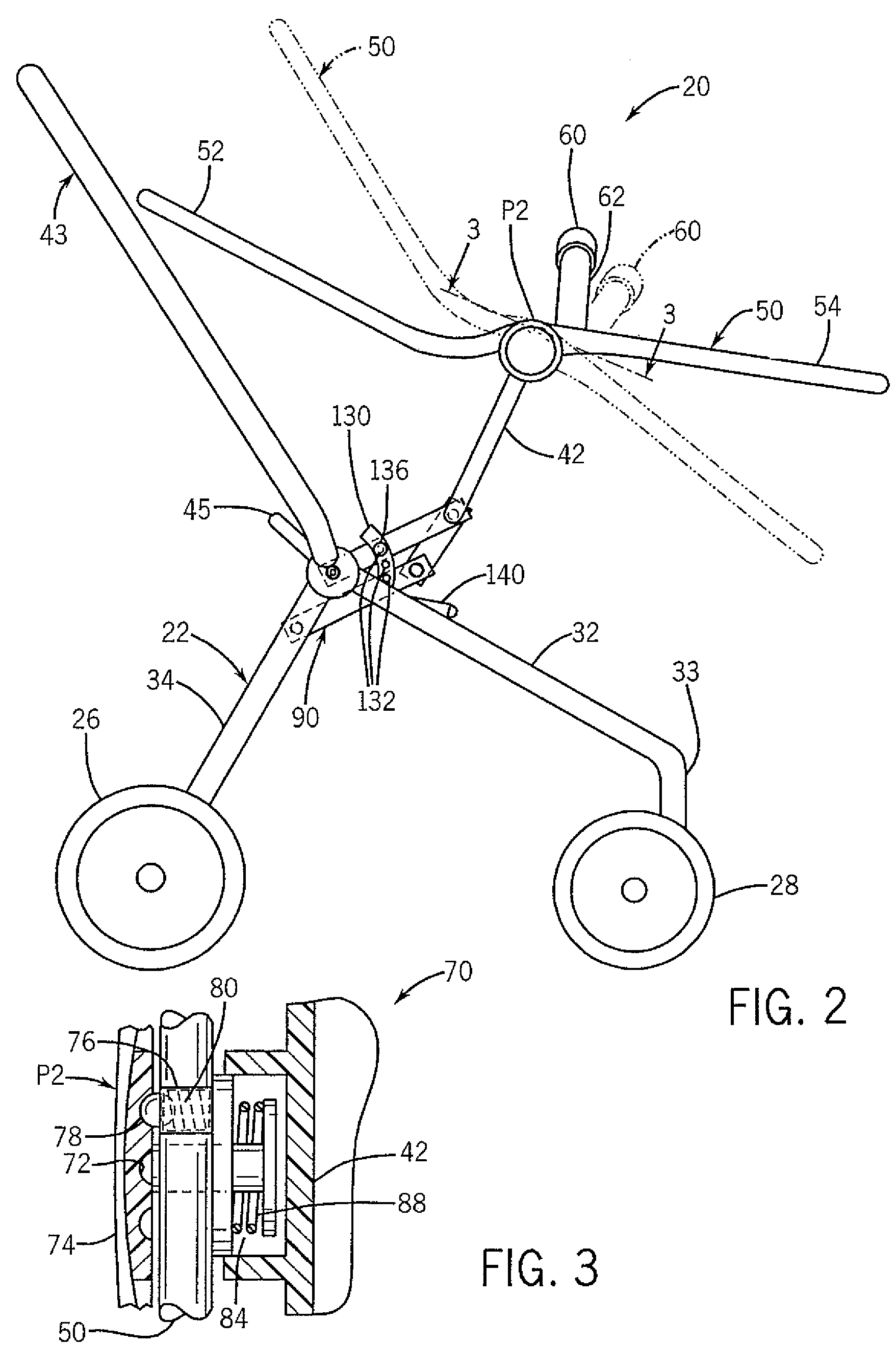 Foldable and height-adjustable stroller