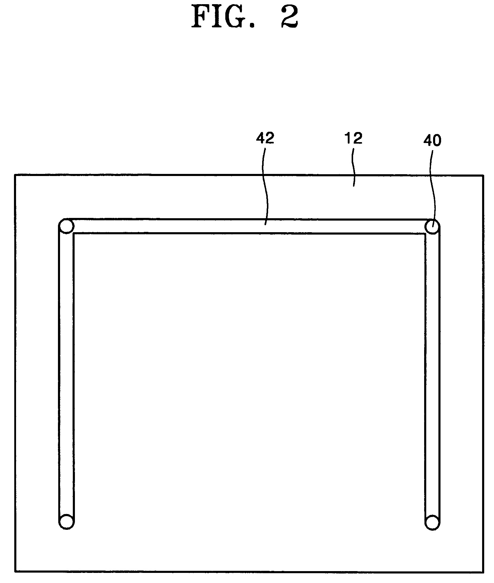 Flat panel display having reduced line resistance