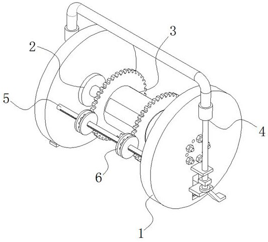 Combined type wire wrapping equipment for mechanical equipment