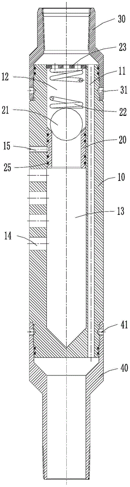 Concentric production pressure transmission device