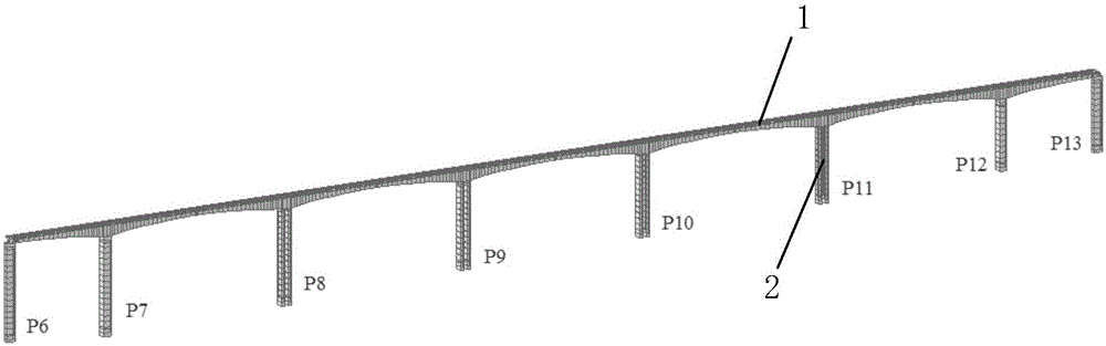 Section uneven shrinkage effect-based girder flexural deformation predicting method