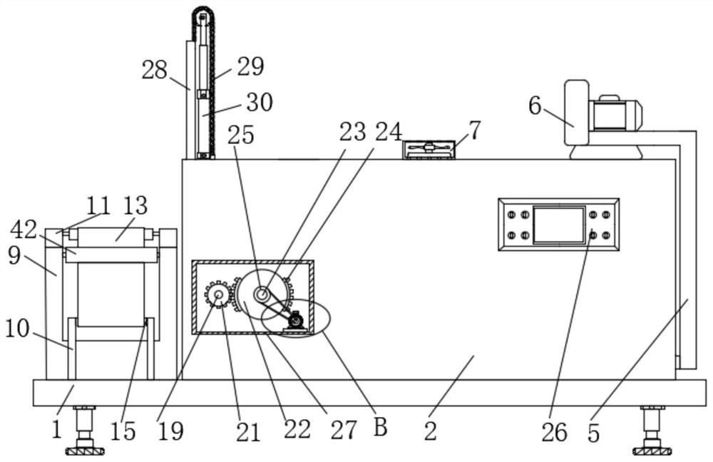 Blank drying equipment for artificially synthesizing mullite by dry method and using method of blank drying equipment