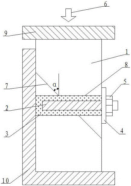 Indoor drawing-shearing two-dimensional test method and apparatus for anchor pole