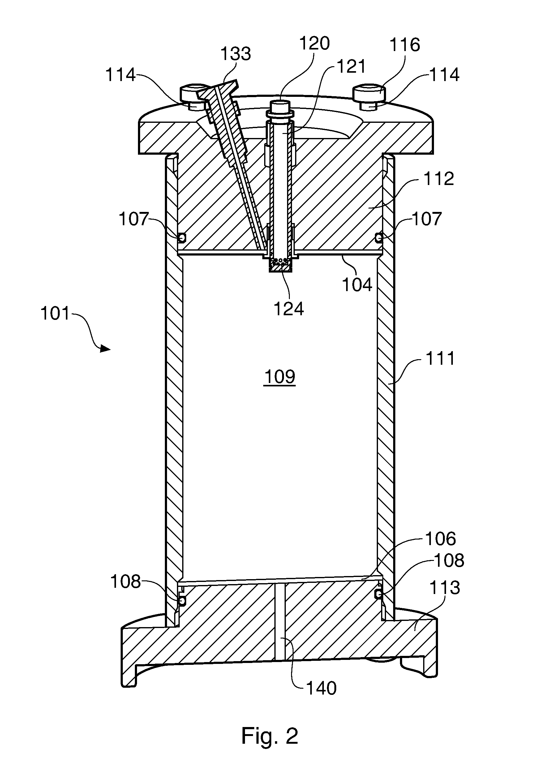 Packing system and method for chromatography columns