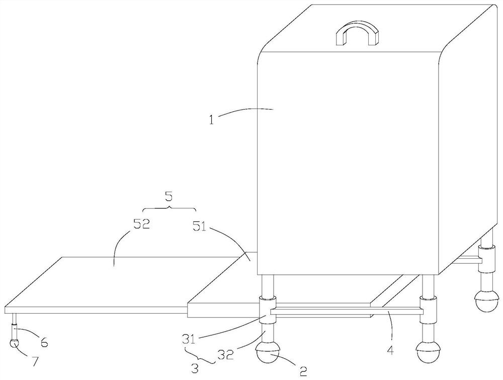 A luggage case with a concealed chair