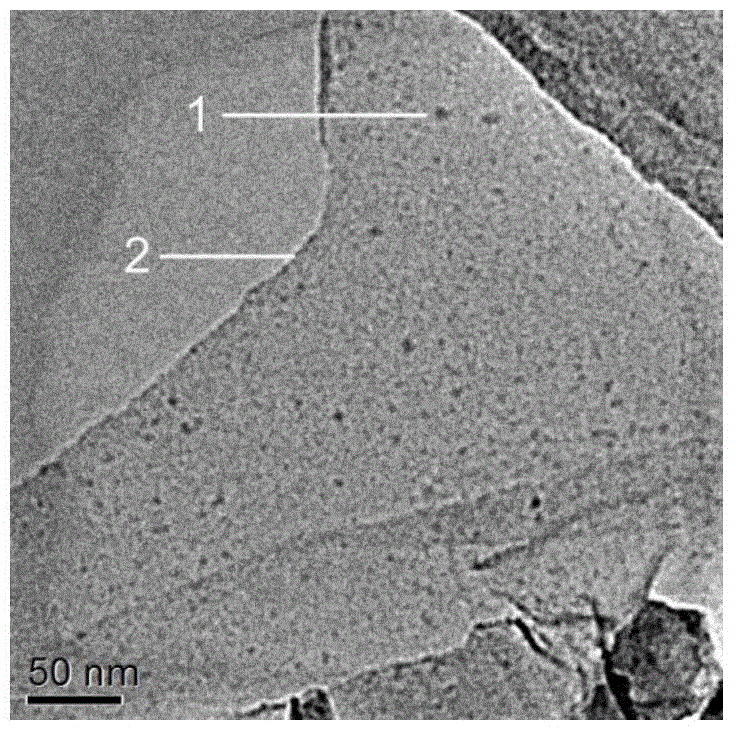 Preparation method for black phosphorus quantum dot-graphene nanosheet three dimensional composite