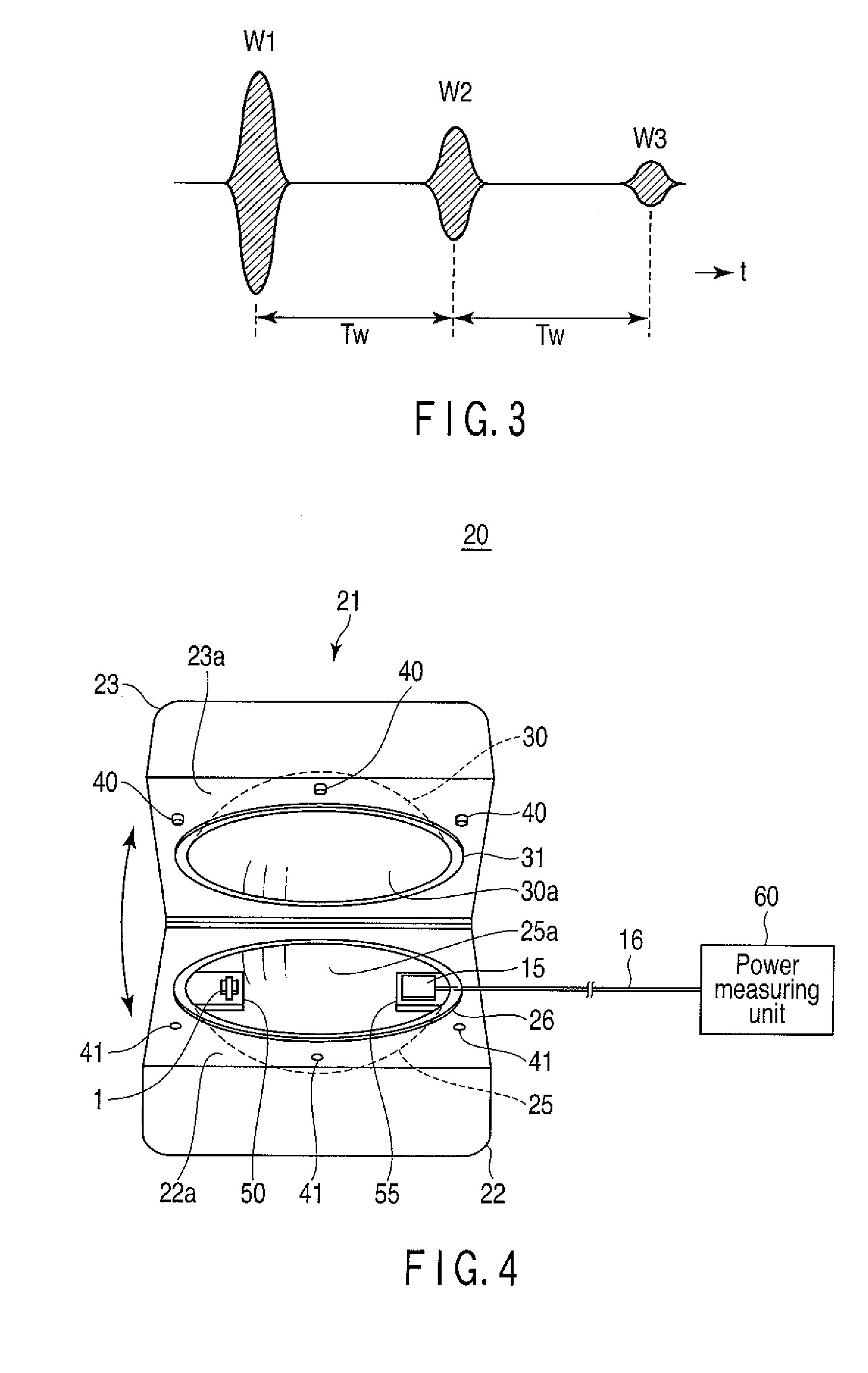 Method, coupler and apparatus for measuring radiated power