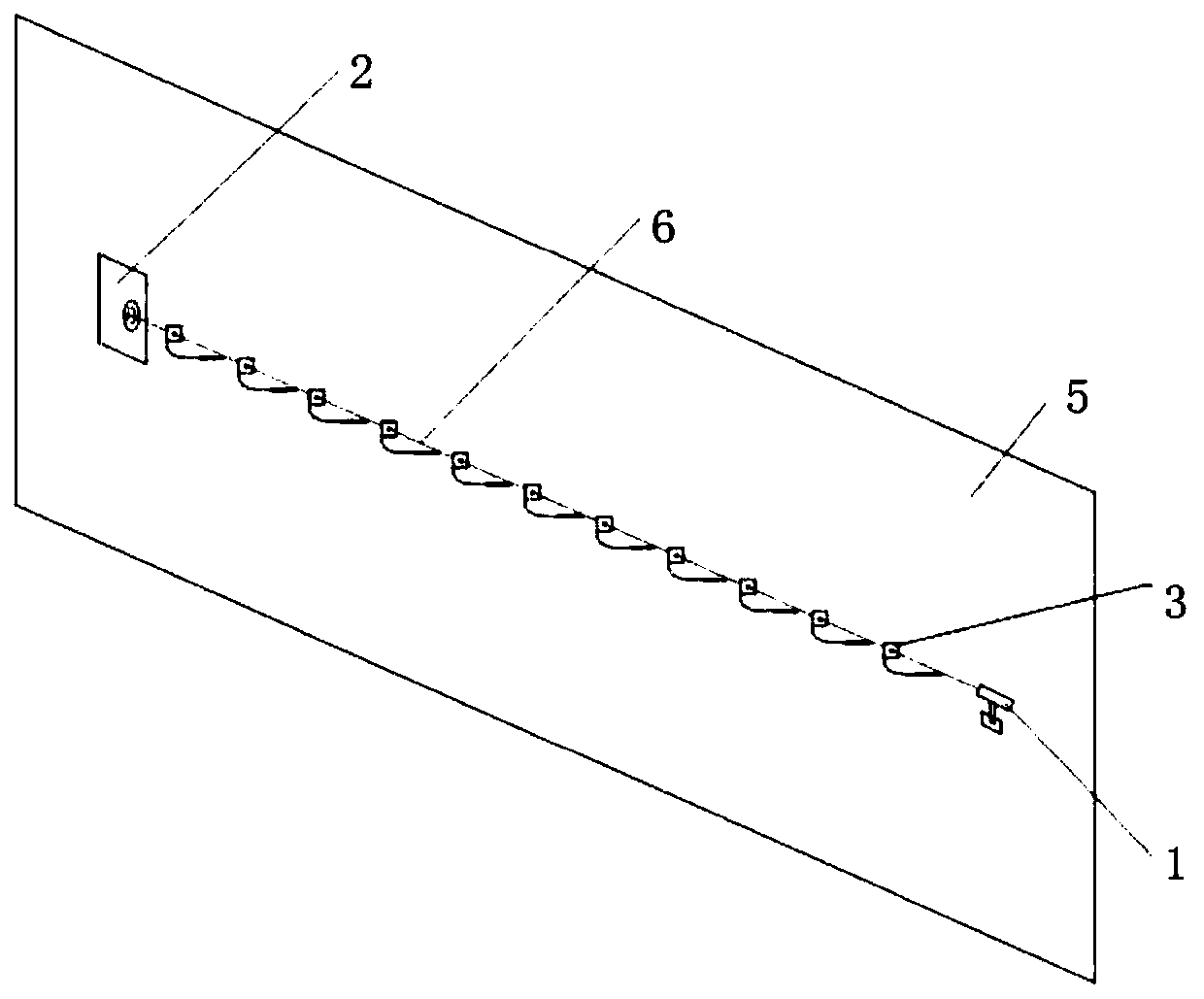 Method for continuously monitoring side wall deformation in tunnel invert excavation process