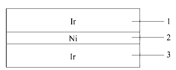 Thin film structure transparent electrode and preparation method thereof