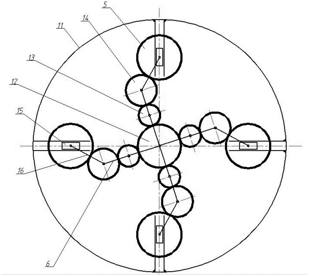 Adjustable diameter multi-axis drill