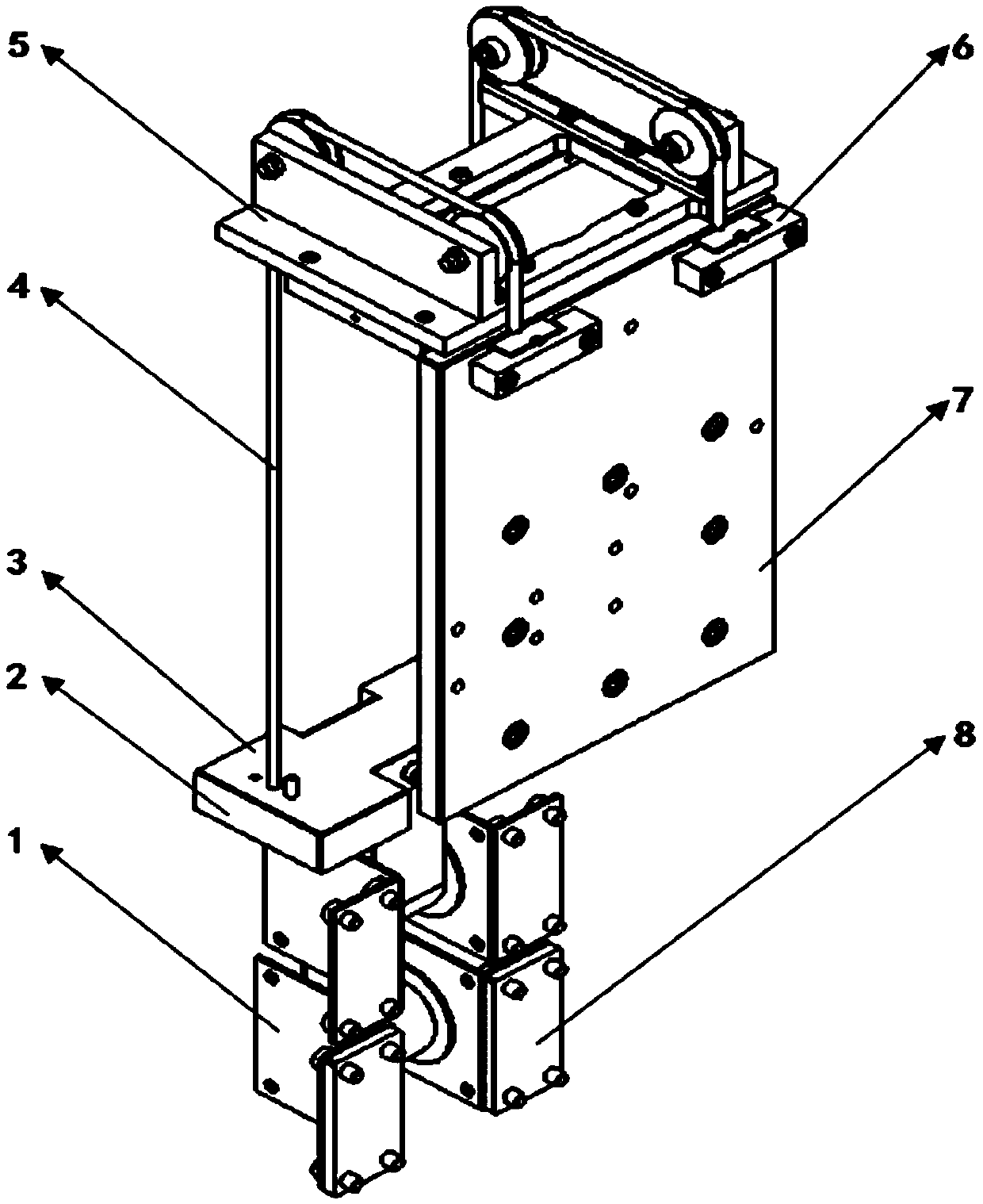 Novel counter weight balance system and using method