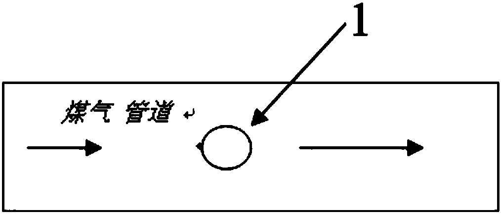 Gas pipeline leak plugging device and method