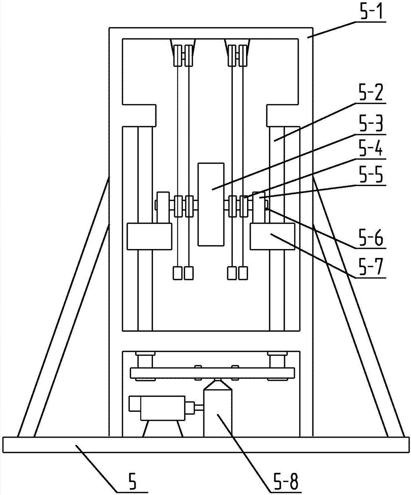 Supper deep construction vertical well parallel connection suspension platform position adjustment system and method