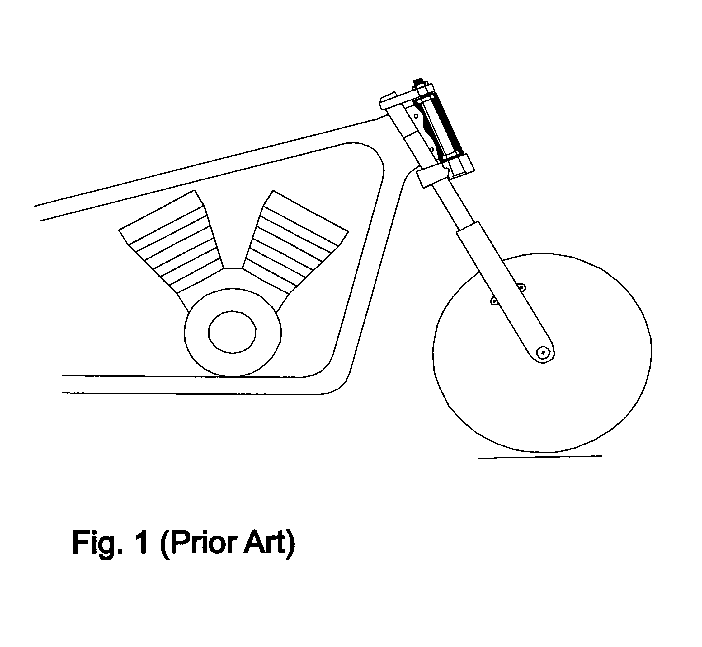 Motorcycle fork adapter
