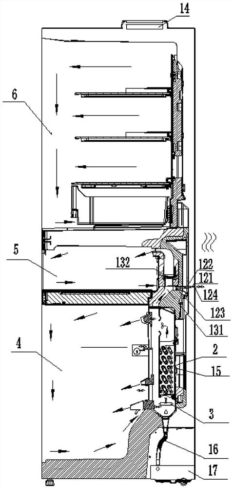 Exhaust mechanism, refrigerator and exhaust control method thereof