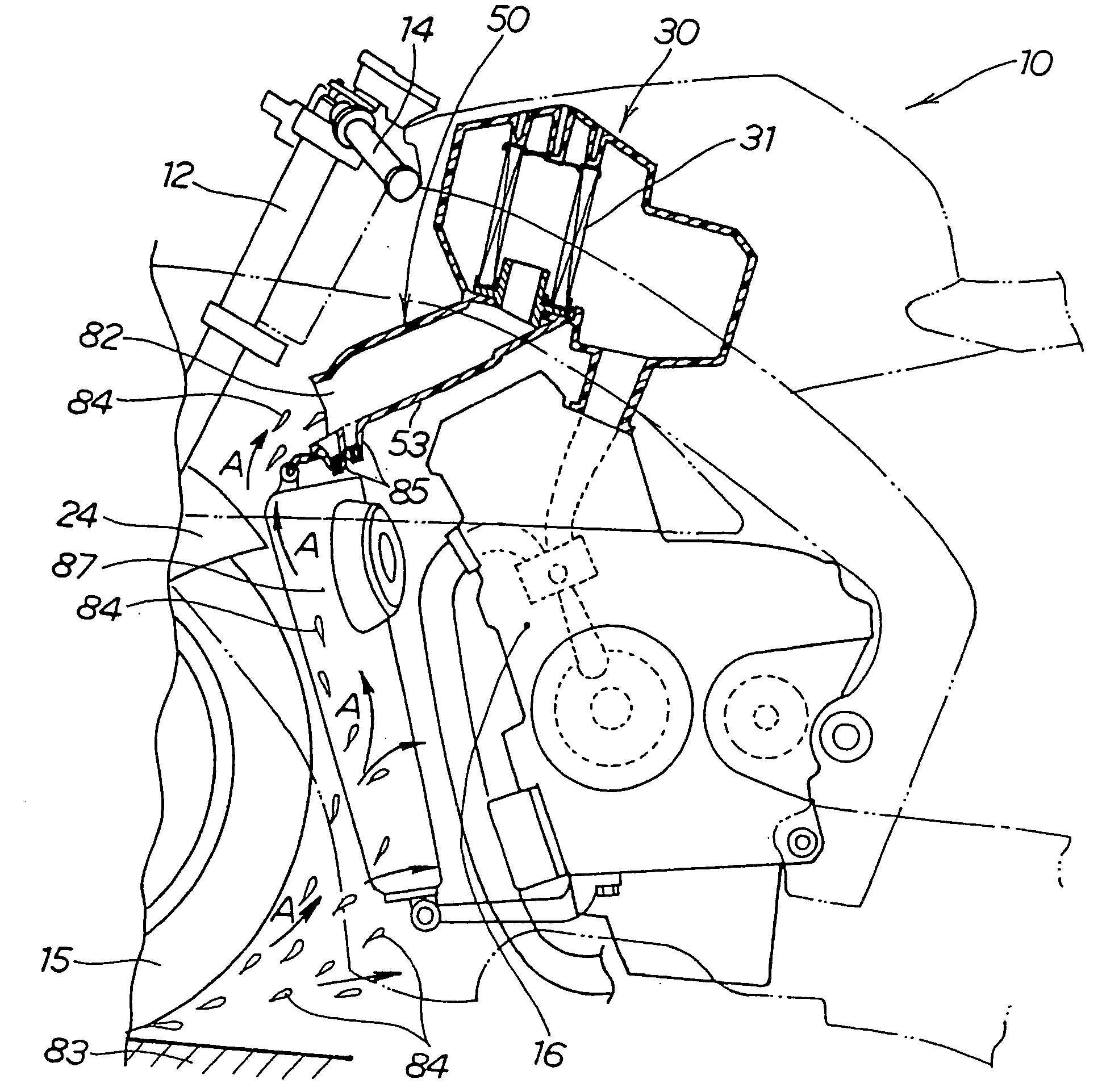 Air cleaner structure