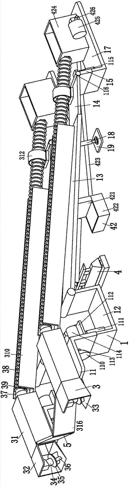 Automatic water-draining municipal engineering machine for steps of underground channel