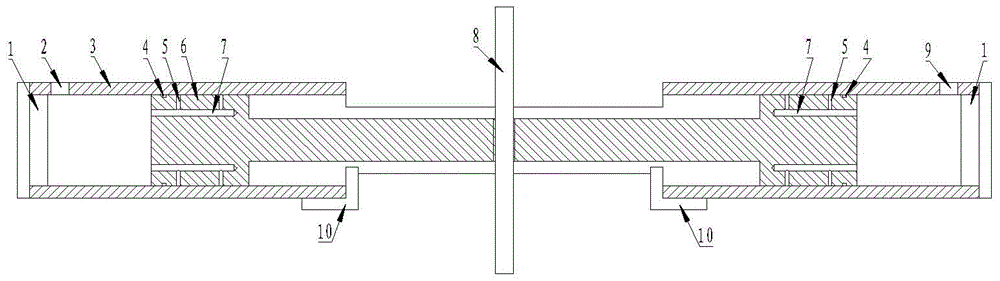 Two-way constant force output air flotation device