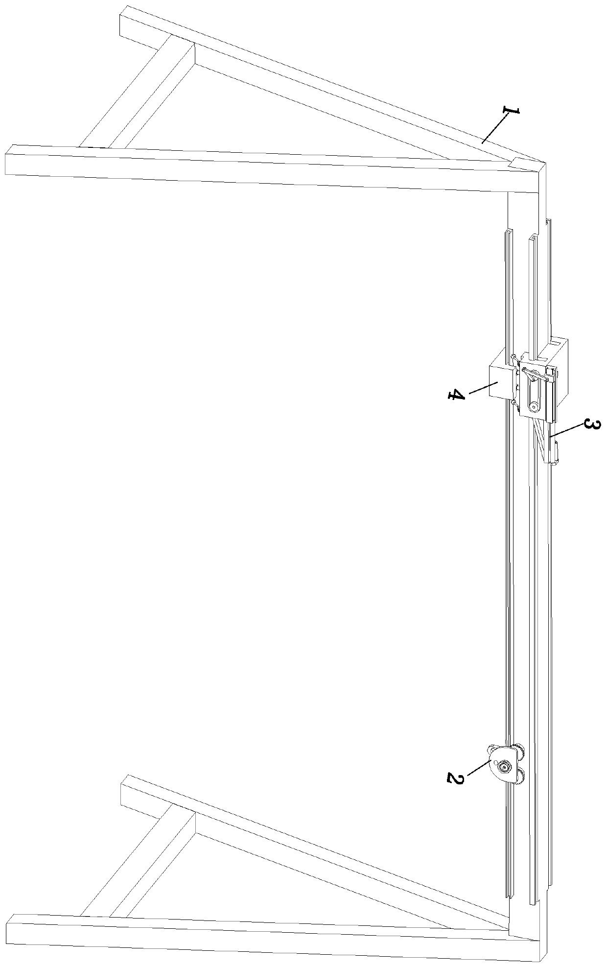 Lifting equipment with dust cleaning device