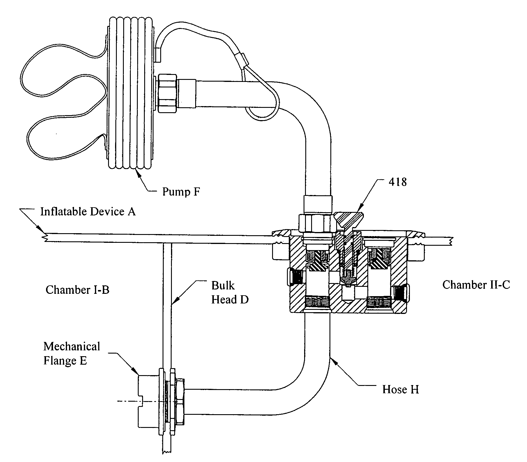 Internal cross over valve