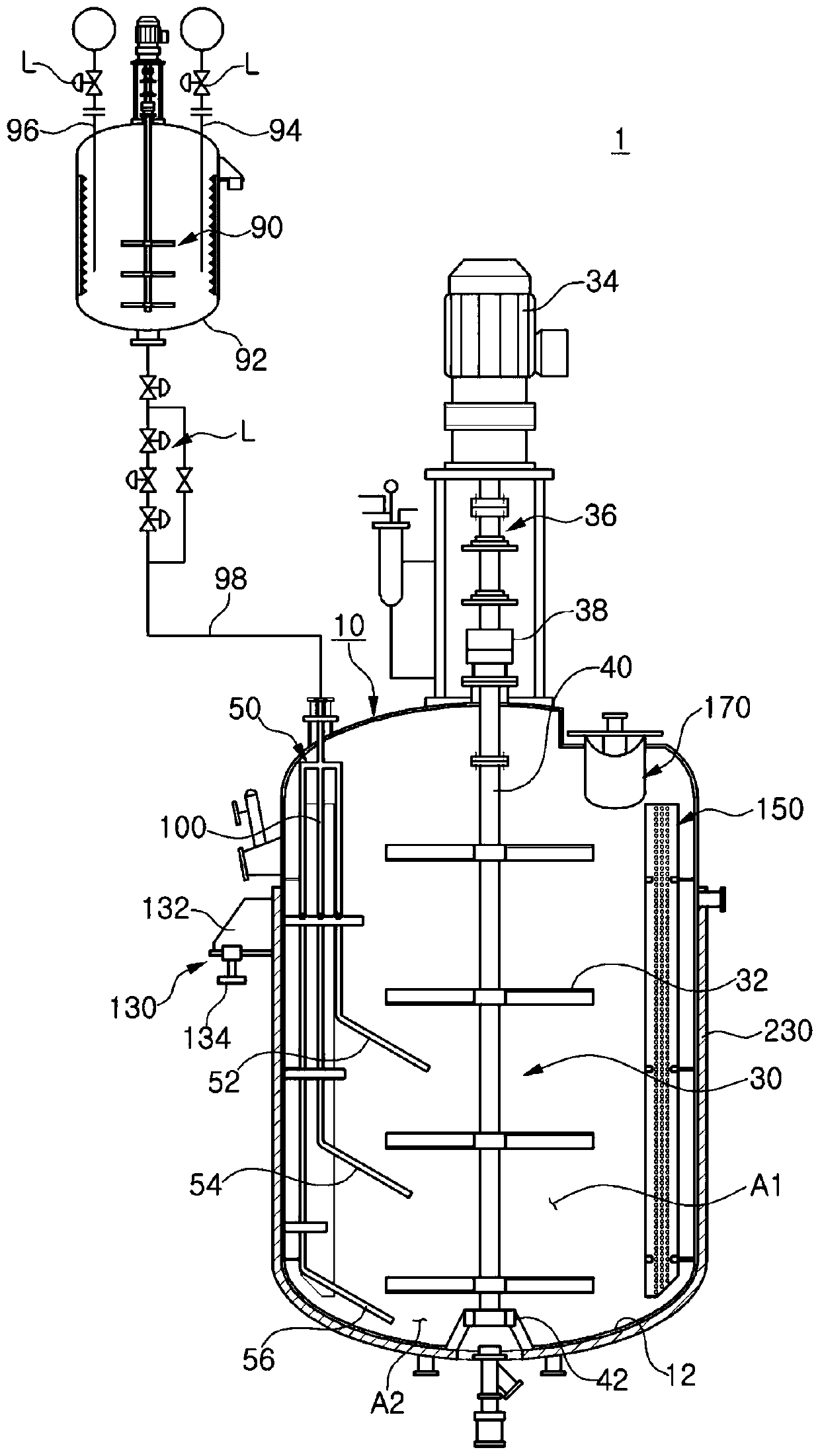 Apparatus and method for reaction